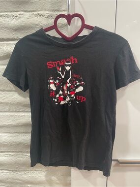Y2K Authentic Vintage Emily The Strange Hot Topic Baby Tee Gott Emo Shirt Small